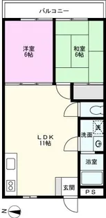 ヴィレッジ関【3階】の間取り