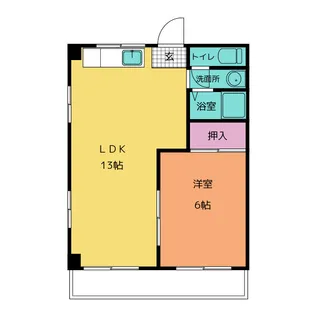 スカイハイツ桜ヶ丘【3階】の間取り