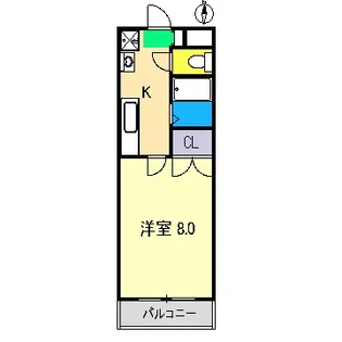 サンロード【3階】の間取り
