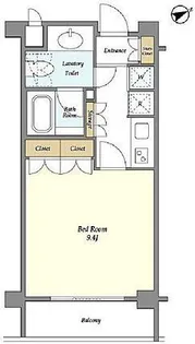 オーキッドレジデンス神楽坂【3階】の間取り