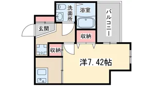 セレニテ天六【9階】の間取り