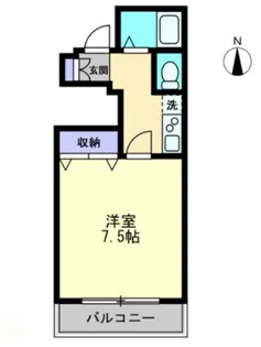 プティ・ハイム本町【3階】の間取り