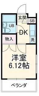 ハイツ宮島【2階】の間取り