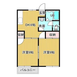 ハイツMOCHIZUKI【1階】の間取り