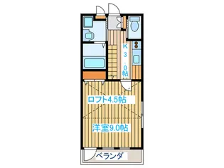 HOT HOUSE 北山 II【1階】の間取り