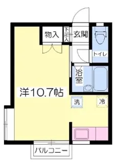 ヒルズ住吉B棟【2階】の間取り