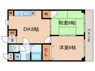 嵐山ショコラ【3階】の間取り