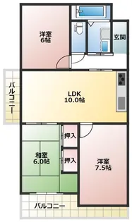 ソレール安東【2階】の間取り