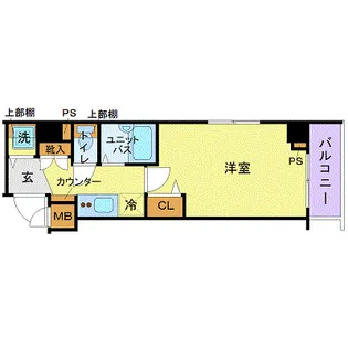 トーシンフェニックス日本橋兜町参番館【3階】の間取り