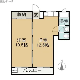 プレシャスビル【3階】の間取り