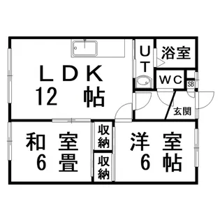 ハイツフランセ【1階】の間取り