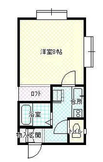 山形県山形市上町5【アパート】の間取り