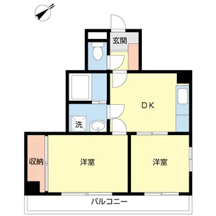 ヒューマンレジデンスII【2階】の間取り
