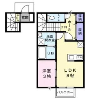 PAMS(パムス)【2階】の間取り