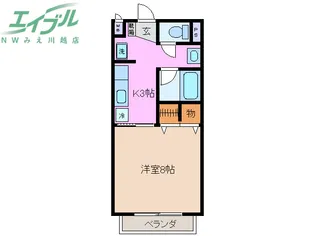 SurplusOneフローラ【1階】の間取り