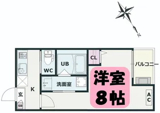 埼玉県さいたま市見沼区丸ヶ崎町【アパート】の間取り