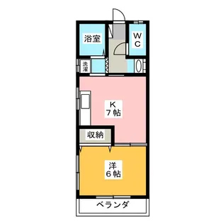 メゾンイソヤマ【2階】の間取り