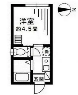 グローリア菊名【2階】の間取り