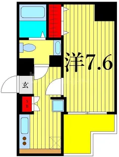 アイルプレミアム千駄木【6階】の間取り