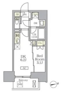 東京都文京区湯島3【マンション】の間取り