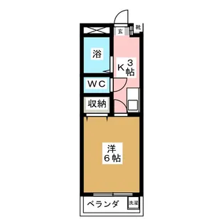 第1富士ビル【2階】の間取り