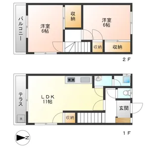 静岡県沼津市大岡【一戸建】の間取り