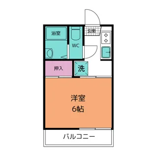 シャトル森野【2階】の間取り