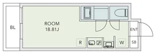 ドミール西糀谷【5階】の間取り