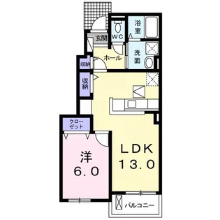 紫苑(シオン)【1階】の間取り