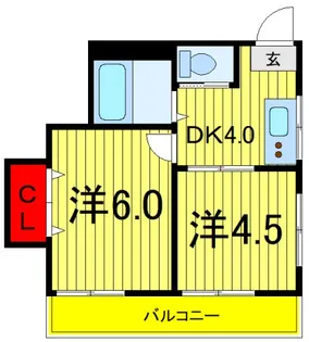 エーワンレジデンス【3階】の間取り