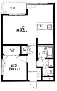 グレイス池田【1階】の間取り