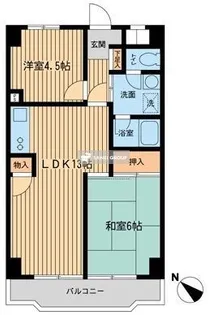 入間市駅前ビル【8階】の間取り