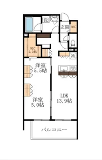 Plumeria【3階】の間取り
