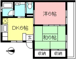 ロイヤルレジデンス【1階】の間取り