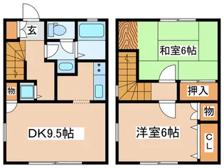 神奈川県茅ヶ崎市甘沼【一戸建】の間取り