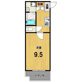 CASA YAMABUN II【10階】の間取り