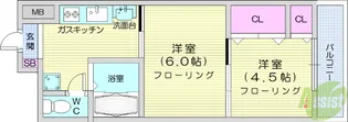 アーバンコート【3階】の間取り