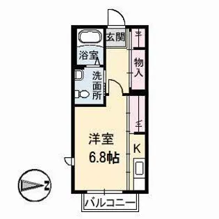メゾンさくら【1階】の間取り