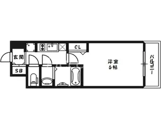 SHOKEN RESIDENCE大阪都島【4階】の間取り