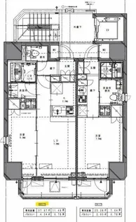ベルジューレ神保町【4階】の間取り