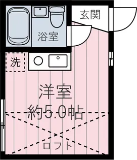 グリシーヌ松原【1階】の間取り