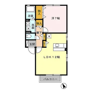 エトワール キューブ C【2階】の間取り
