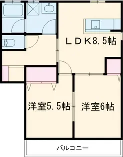 グレイスC【2階】の間取り