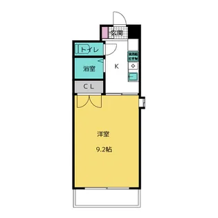 エトワール烏森【3階】の間取り