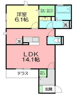 グレイス【1階】の間取り