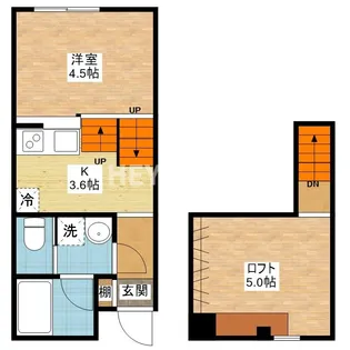 quatri me(キャトリエム)【1階】の間取り