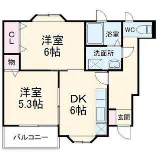ラフォーレ壱番館【1階】の間取り