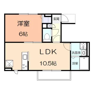 マツカゼ【1階】の間取り