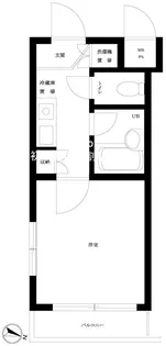 ルーブル東高円寺【1階】の間取り