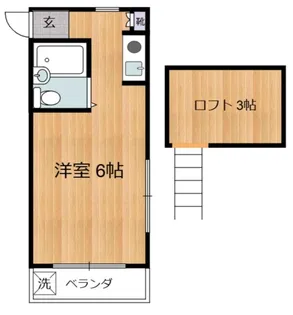 ファミールアライ【2階】の間取り